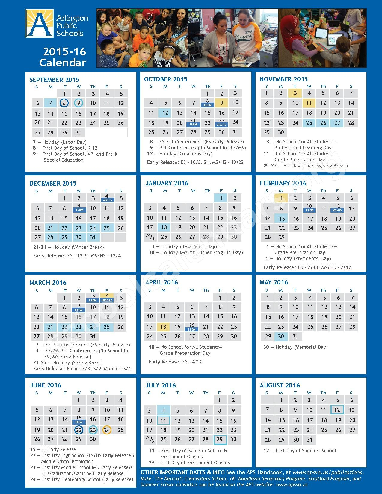 Arlington Va Public Schools Calendar 2023