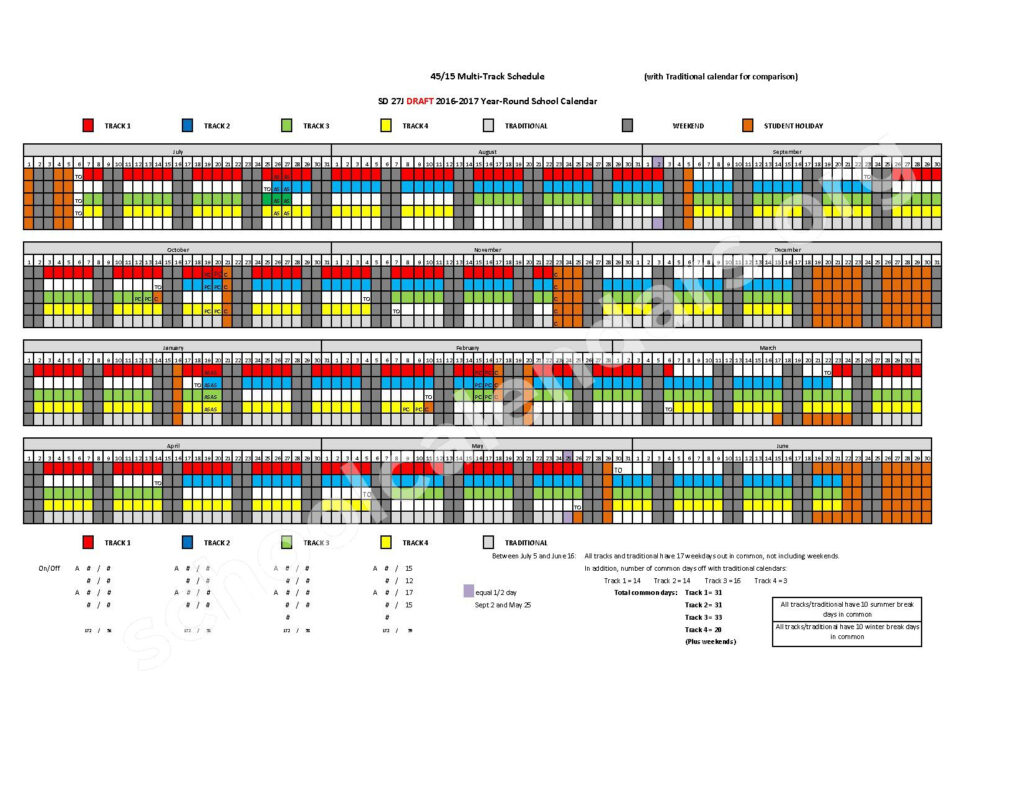 2016 2017 School Calendar Brighton School District 27J Brighton CO