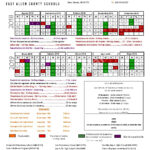 2018 2019 District Calendar East Allen County Schools New Haven IN