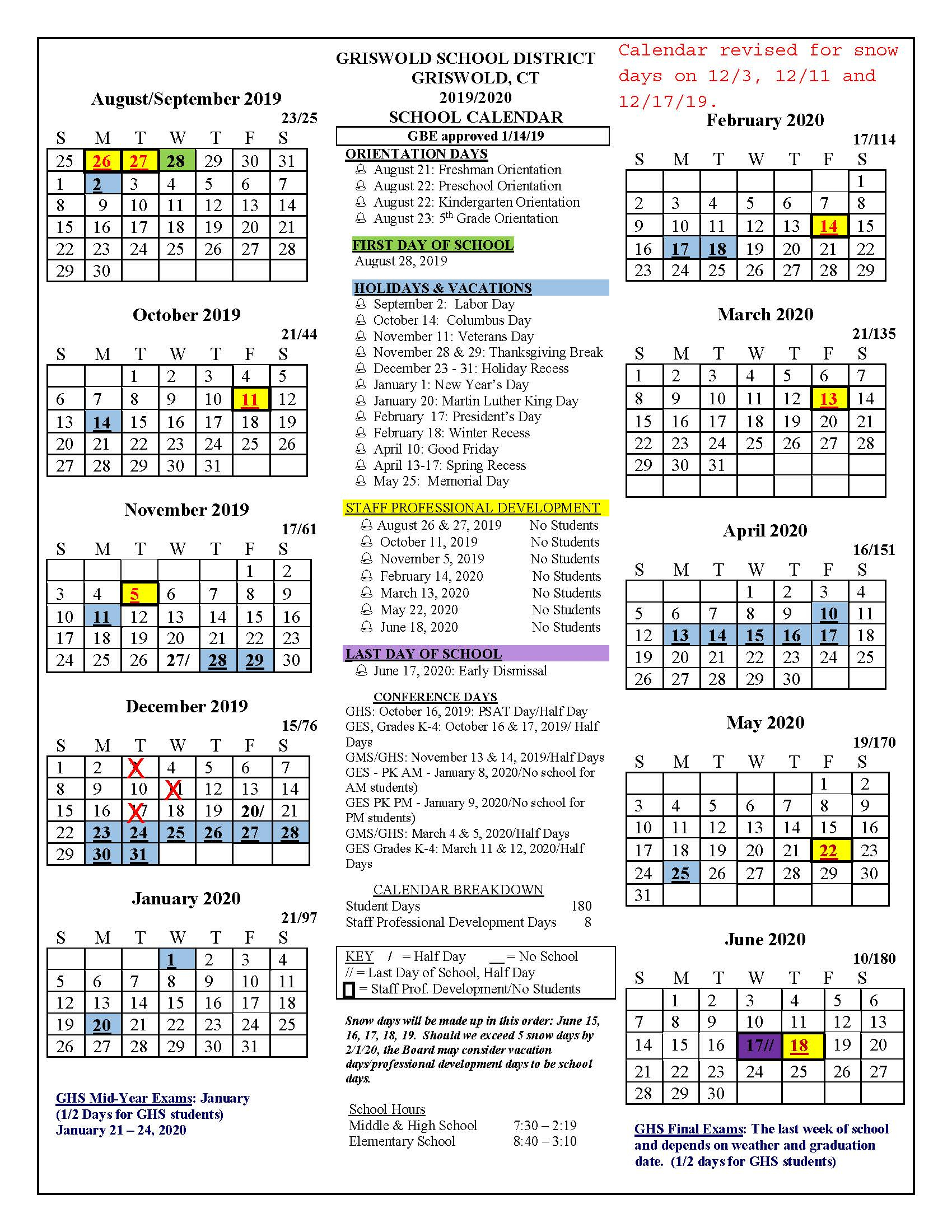 East Williston School District Calendar 2024 - Schoolcalendars.net