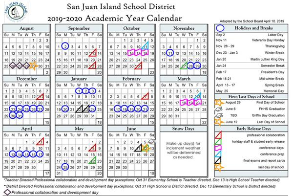 Calendars SJISD Academic Year Calendars