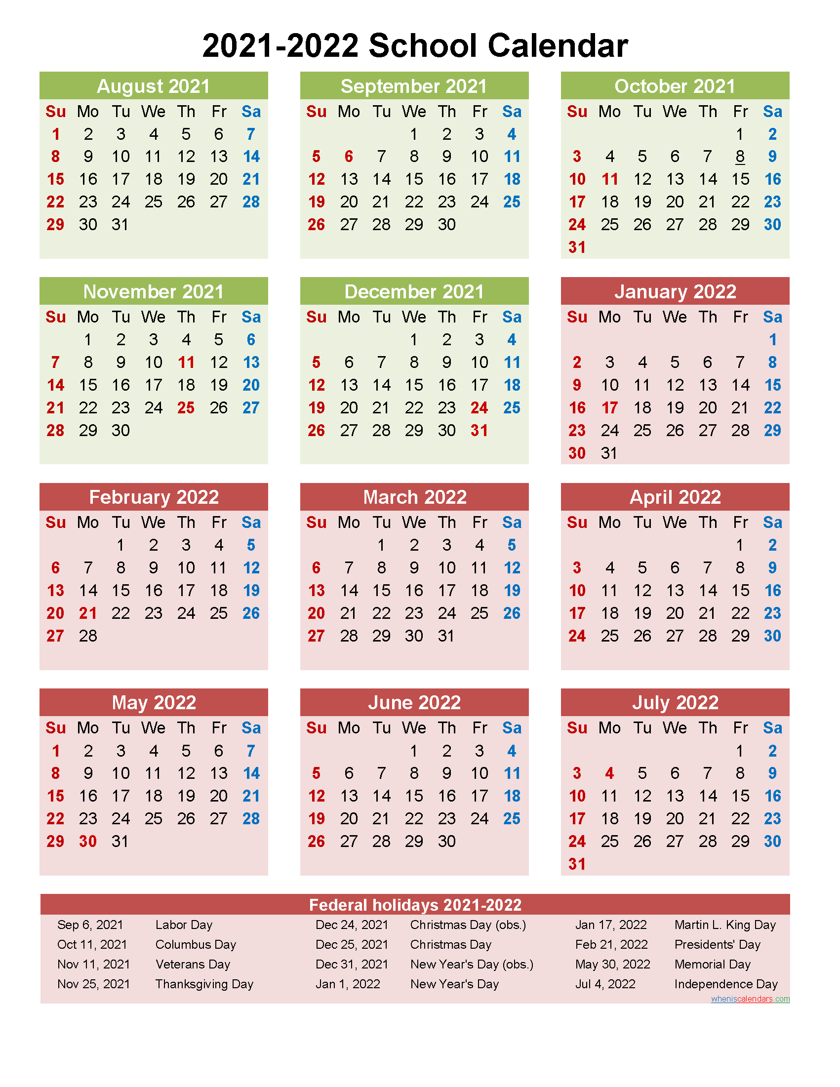 Cullman County School Calendar 2024