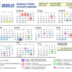 Dearborn Public Schools Calendar 2020 2021 Printable Calendars 2021