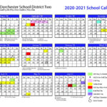 Dorchester District 2 Calendar 2021 Printable Calendar 2020 2021