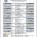 East Side Union High School District Calendar 2020 2021 Printable