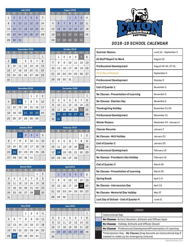 Eaton High School Calendar 2023 Schoolcalendars net