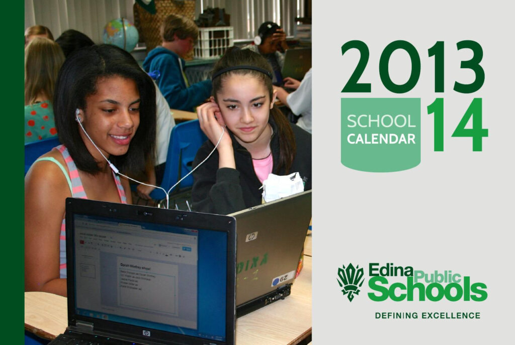 Edina Public Schools 2013 14 Calendar By Edina Public Schools Issuu