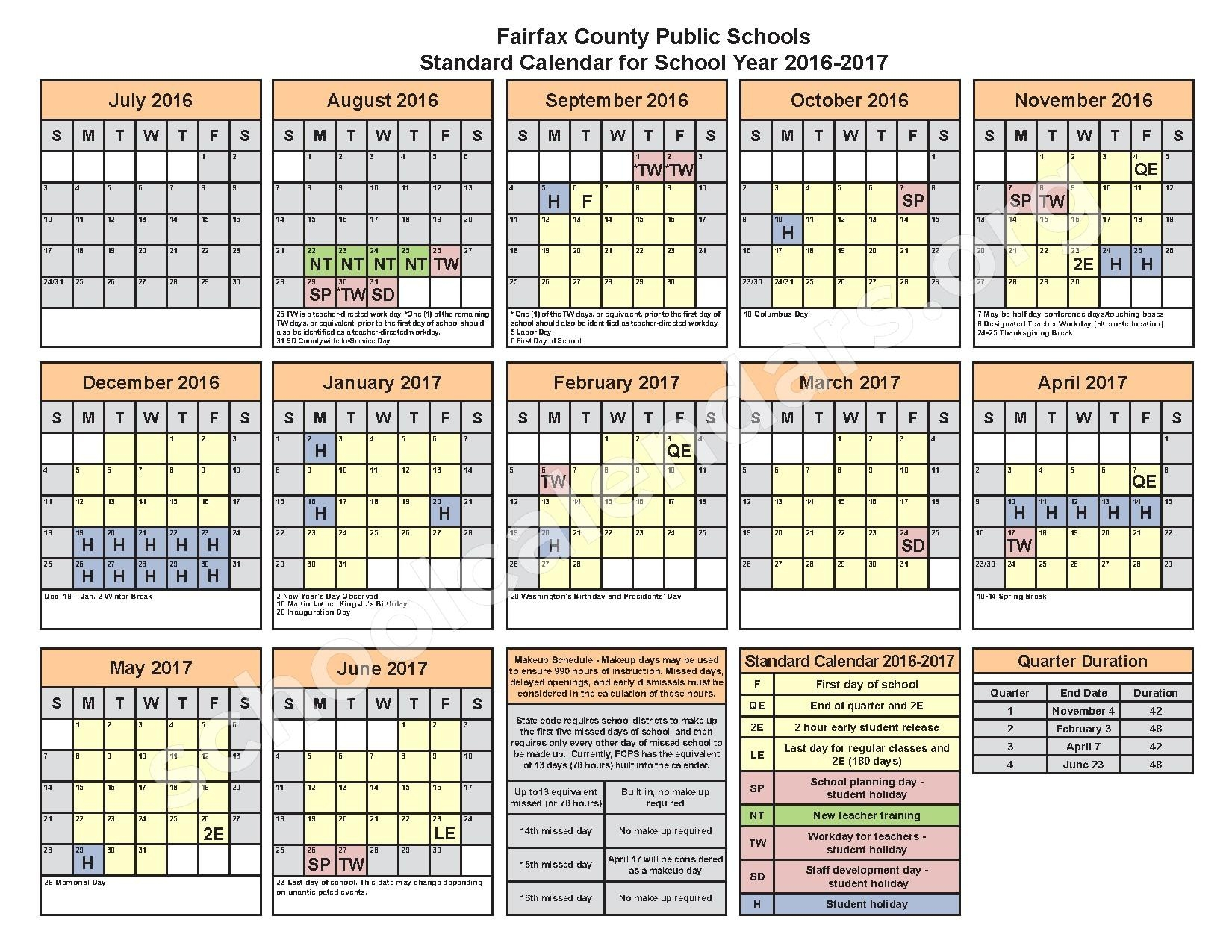 Fairfax County Public School 2025 To 2025 Calendar Nadya Valaria