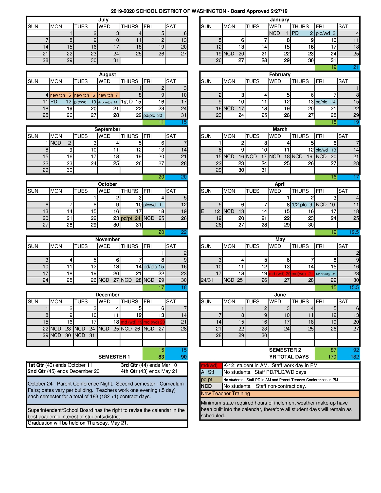 Fort Zumwalt School District Calendar 21 22 2023 Schoolcalendars