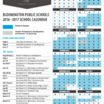 Full Year Calendar Bloomington Public Schools District 271