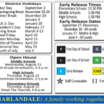 Harlandale High School School District Instructional Calendar