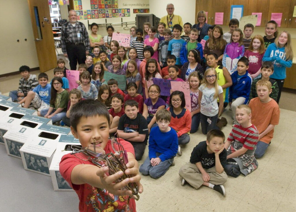 Ladd Acres Elementary Students Collect 150 Eyeglasses For Local Lions 