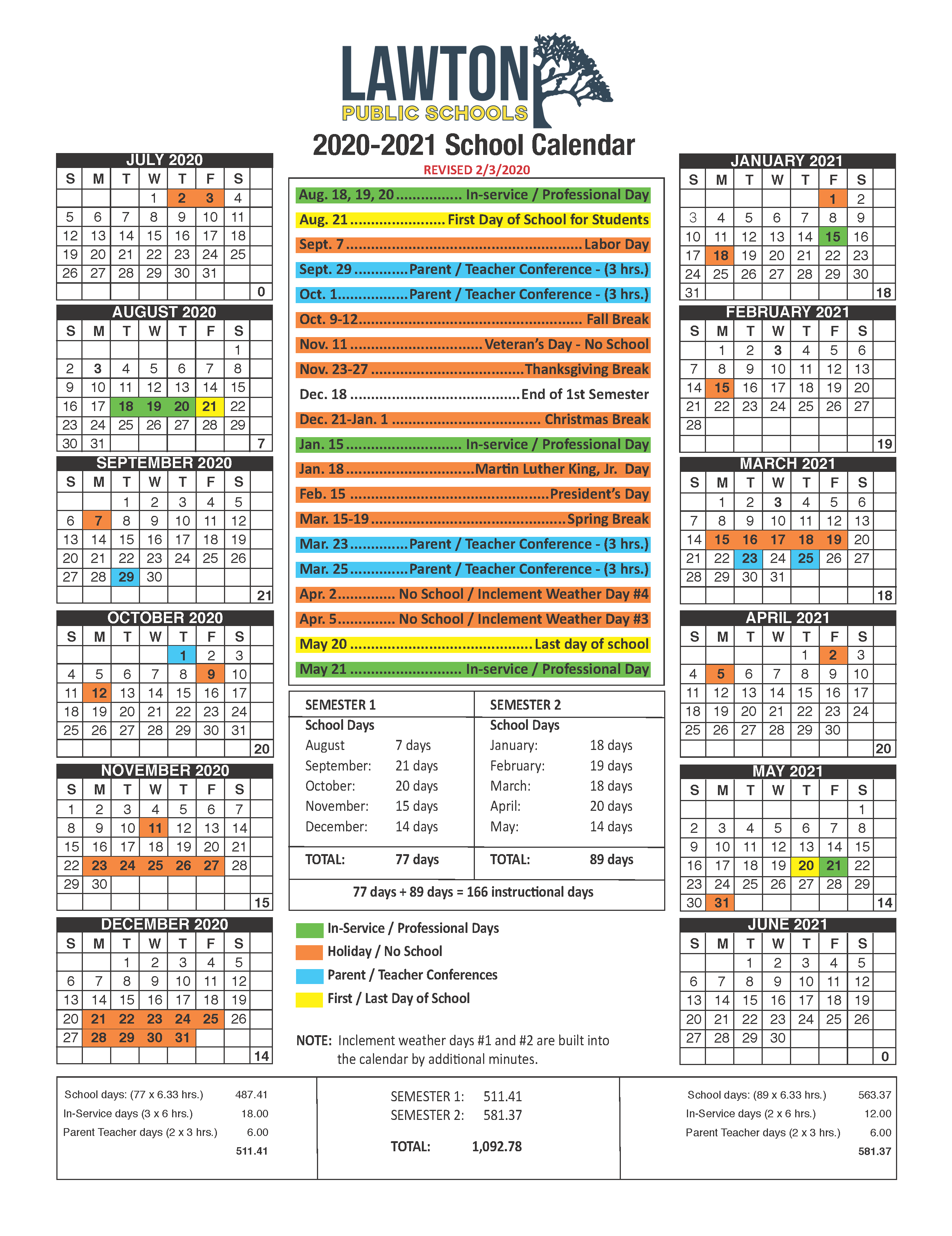 Lawton Ok Public Schools Calendar 2024 Schoolcalendars net