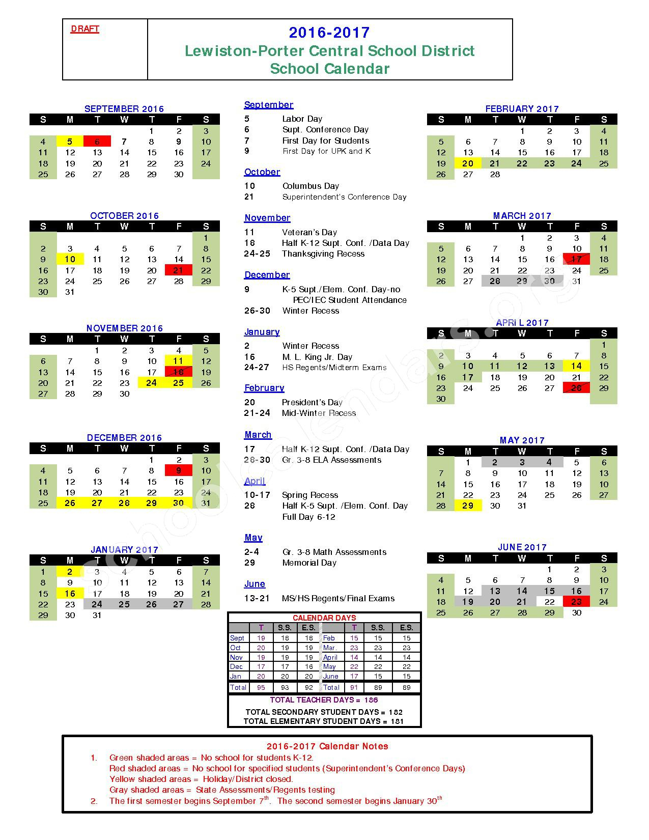 Lewiston High School Calendar 2023 - Schoolcalendars.net