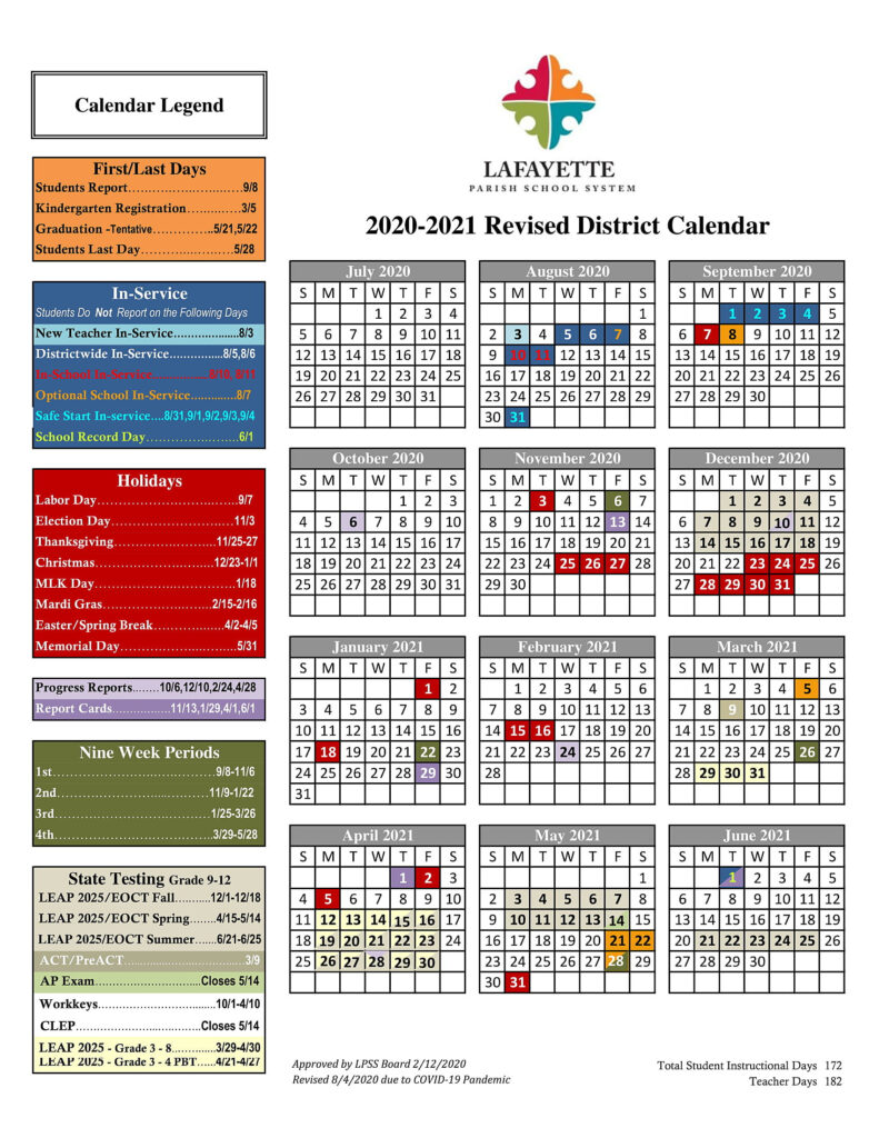 Lpss Calendar 2021 Calendar 2021