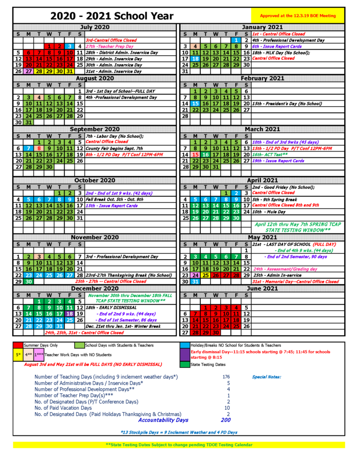 Itawamba County School Calendar 2023