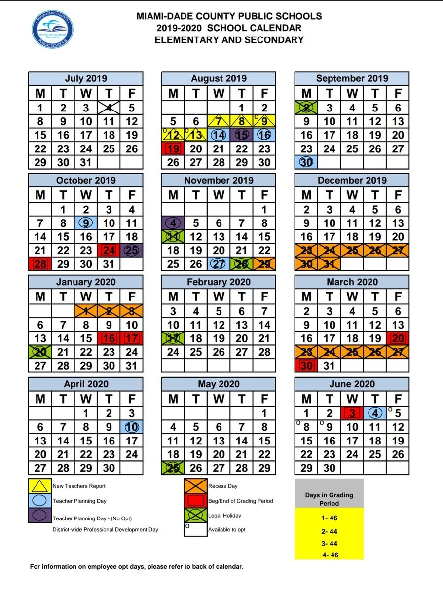 Public School Miami Dade Calendar 2024
