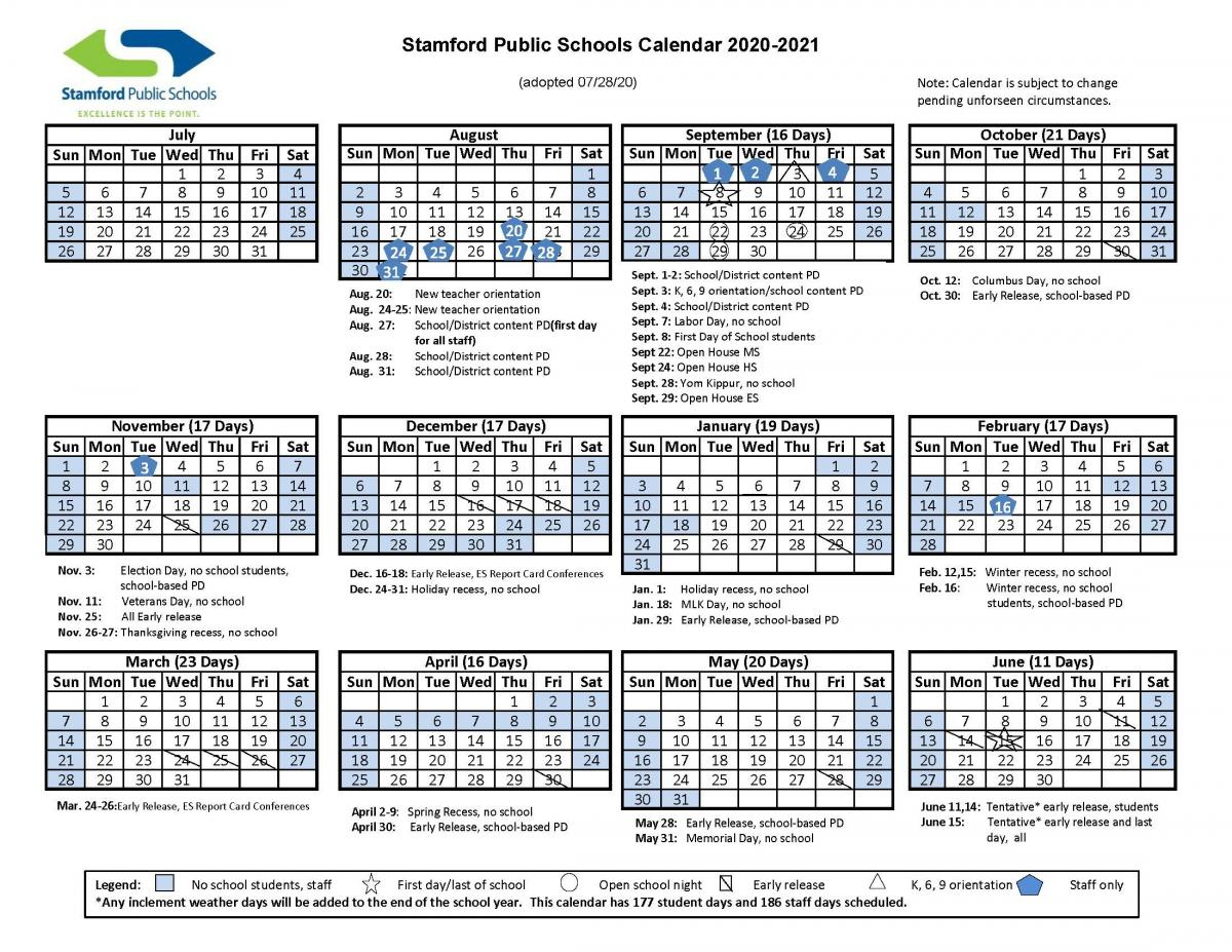 West Haven Public Schools Calendar 2022