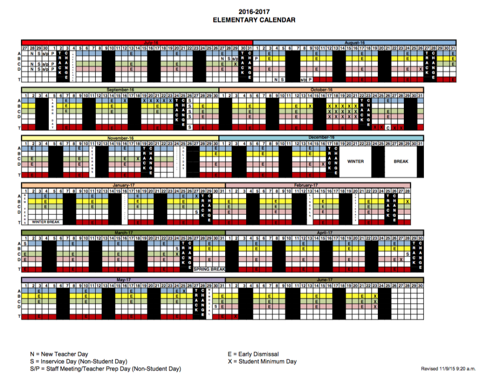 New School Calendars Released The CNUSD Connection