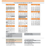 Orange County School Calendar Printable File Download School Calendar