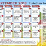 Overton County Schools September Menus Livingston Enterprise