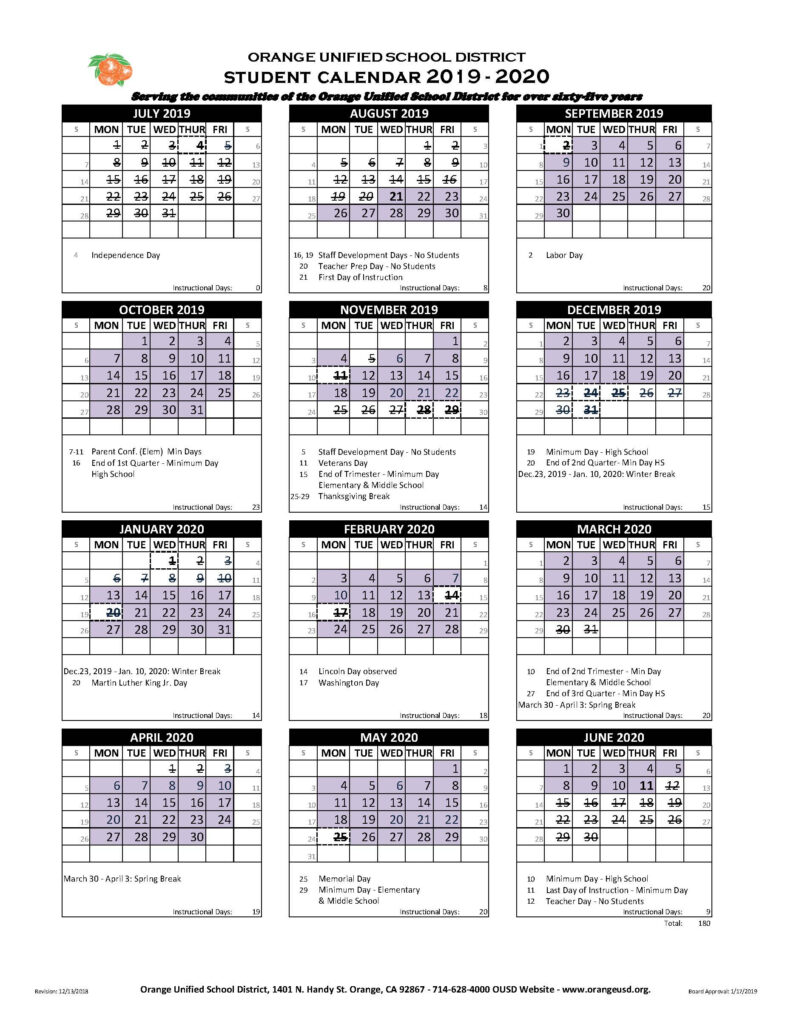 Phoenix Academy Apple Valley Calendar