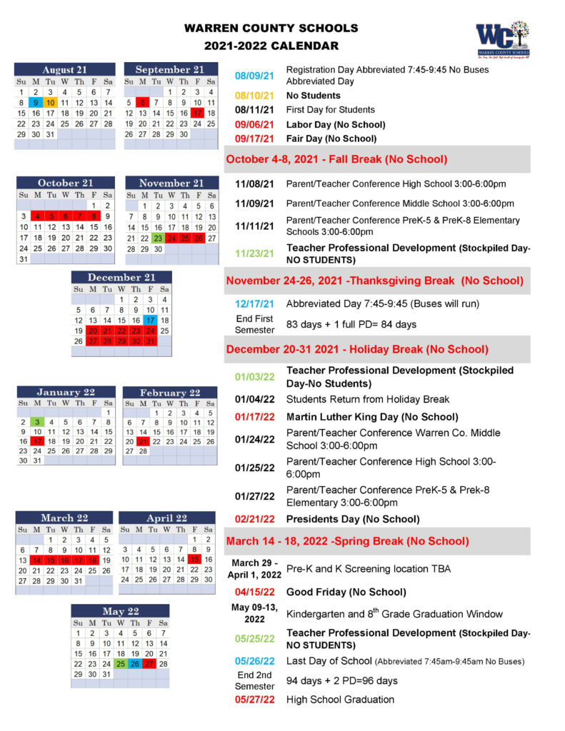 Rutherford County Schools 2022 2023 Calendar Calendar 2022