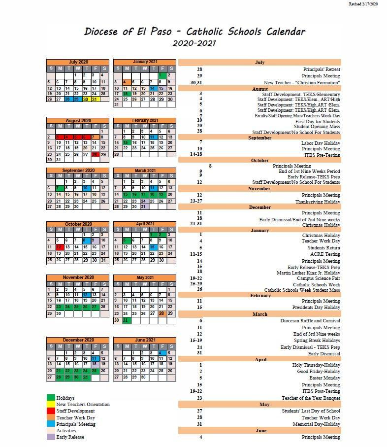 St Pius Elementary School Calendar 2024