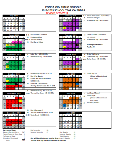 School District Revises 2018 19 Calendar Reducing Instructional Days
