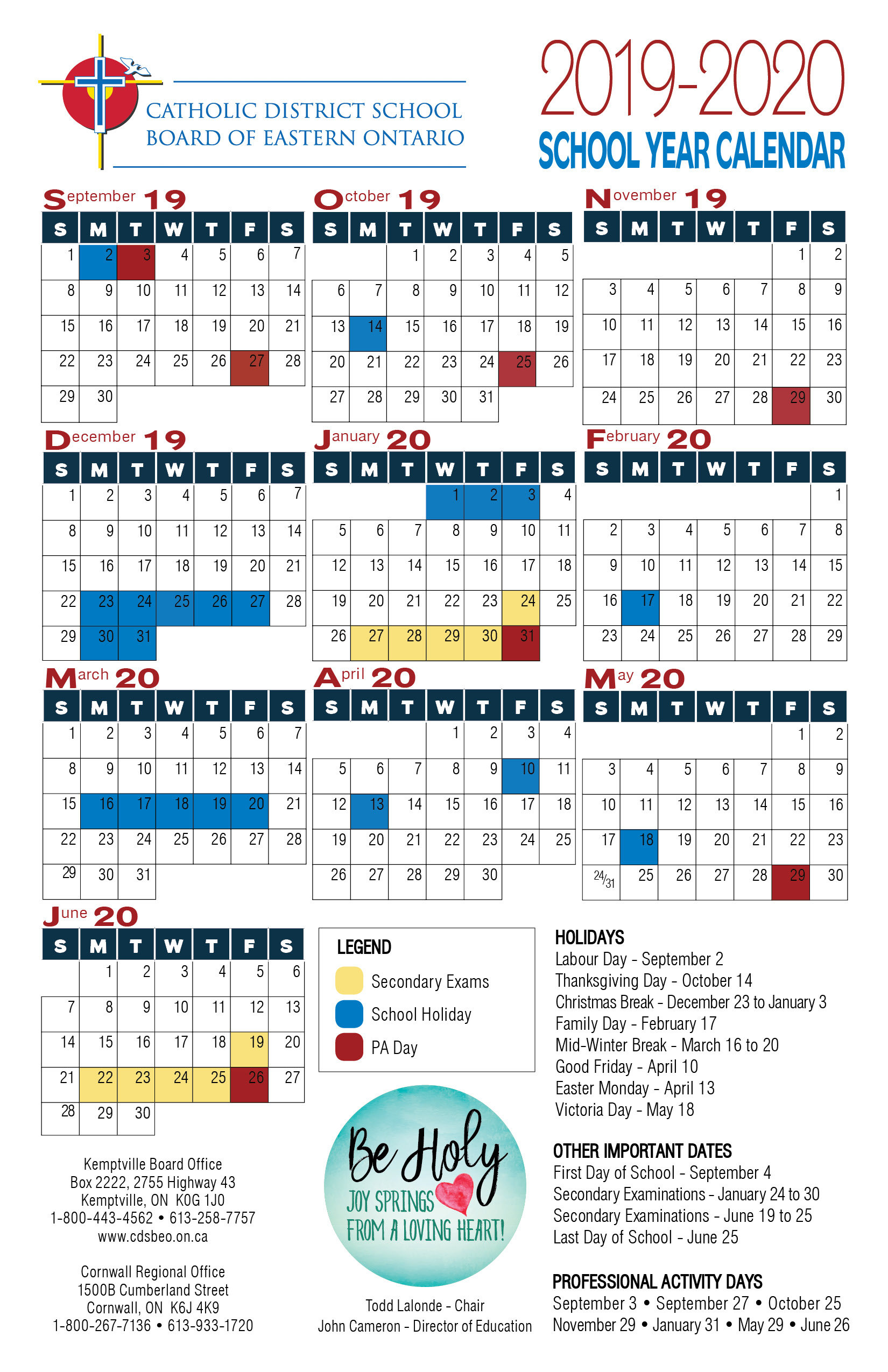 Ontario School District Calendar 2024 Schoolcalendars net