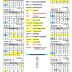 School year Calendar Wallingford Elementary