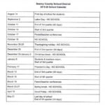 Searcy County School District School Calendar