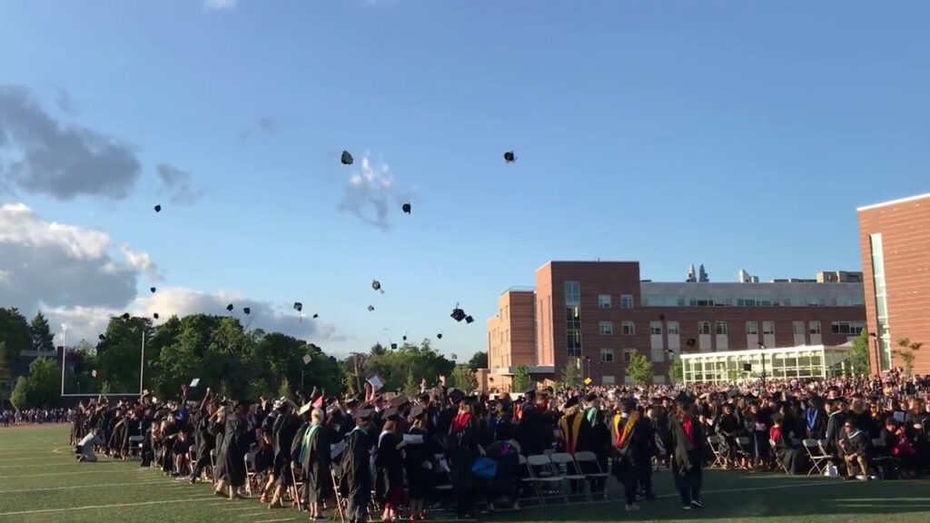 Students Celebrate At 2018 Newton North High School Graduation YouTube