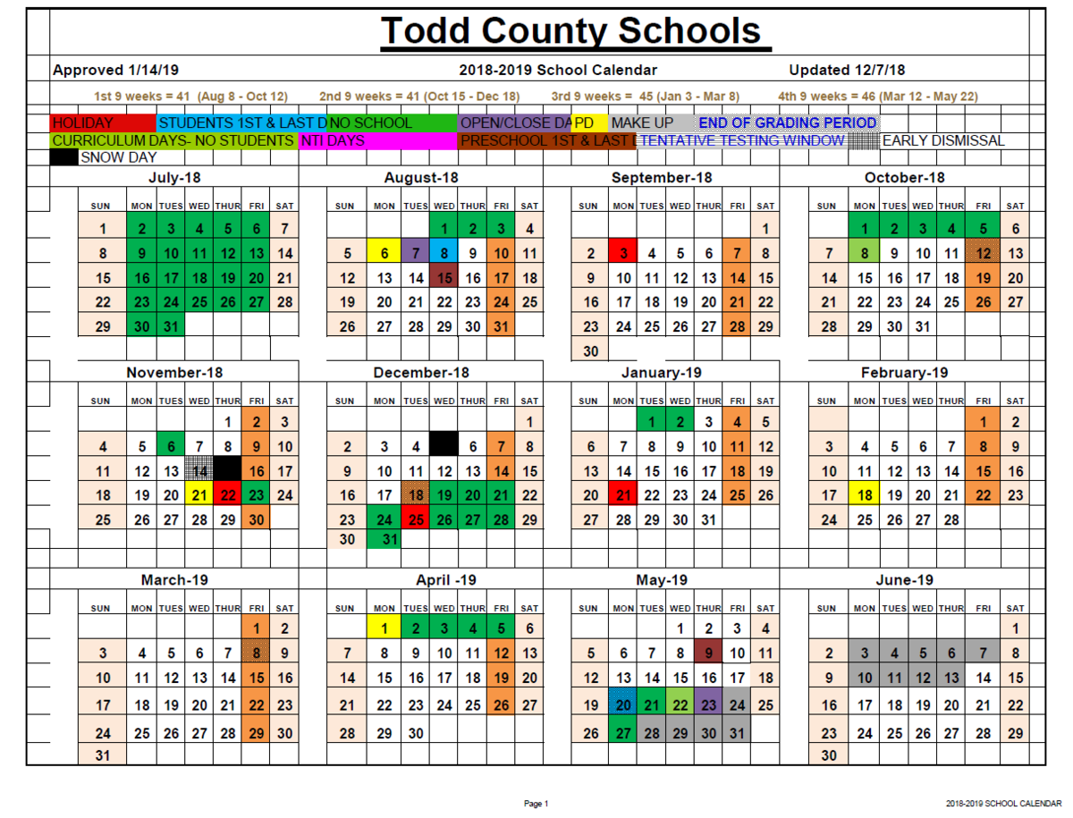 Toombs County Schools Calendar 2023