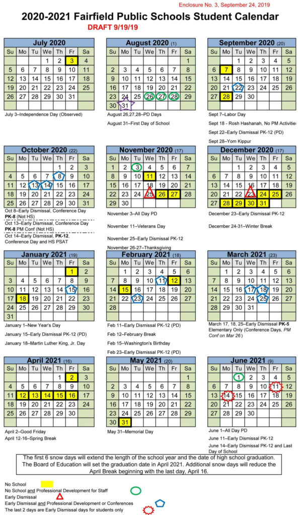 Trumbull School Calendar Calendar For Planning