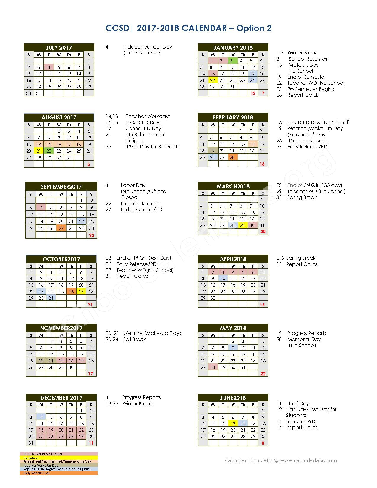 Mt Pleasant School District Calendar 2023