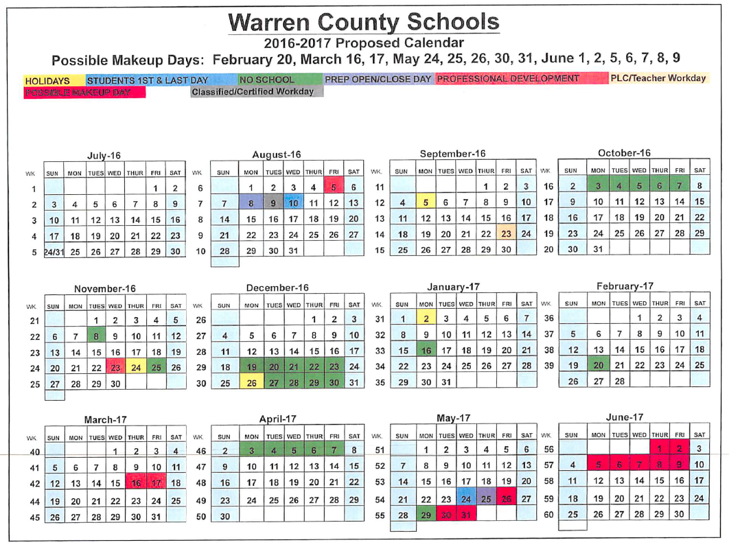 Wilson County School Calendar 2022 - Schoolcalendars.net