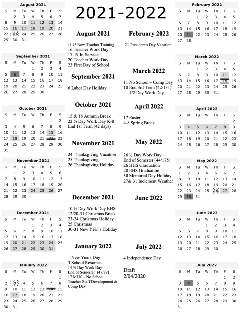 White County High School Calendar 2023 - Schoolcalendars.net