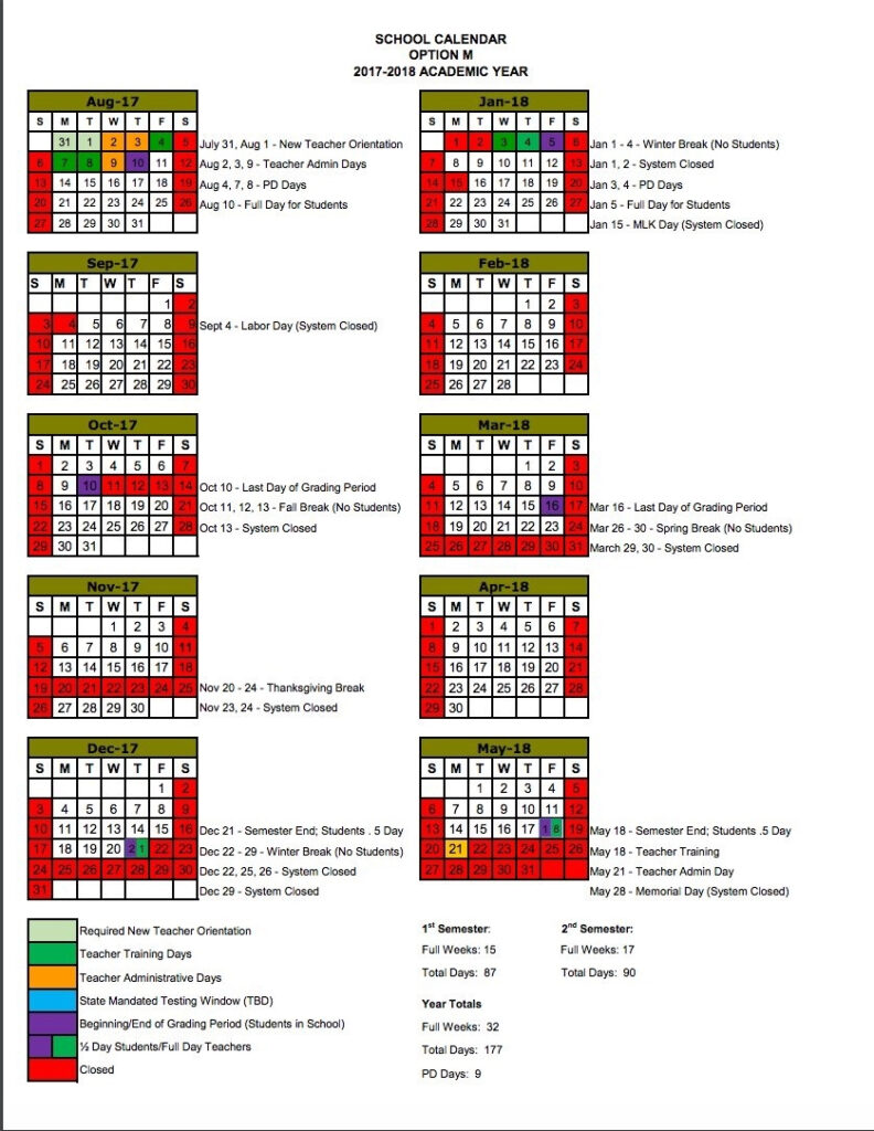 Williamson County School Calendar Qualads