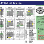 2016 2017 District Calendar Coweta County School System Newnan GA