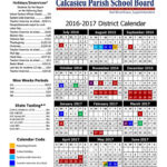 2016 2017 School Calendar School Calendar School Board School