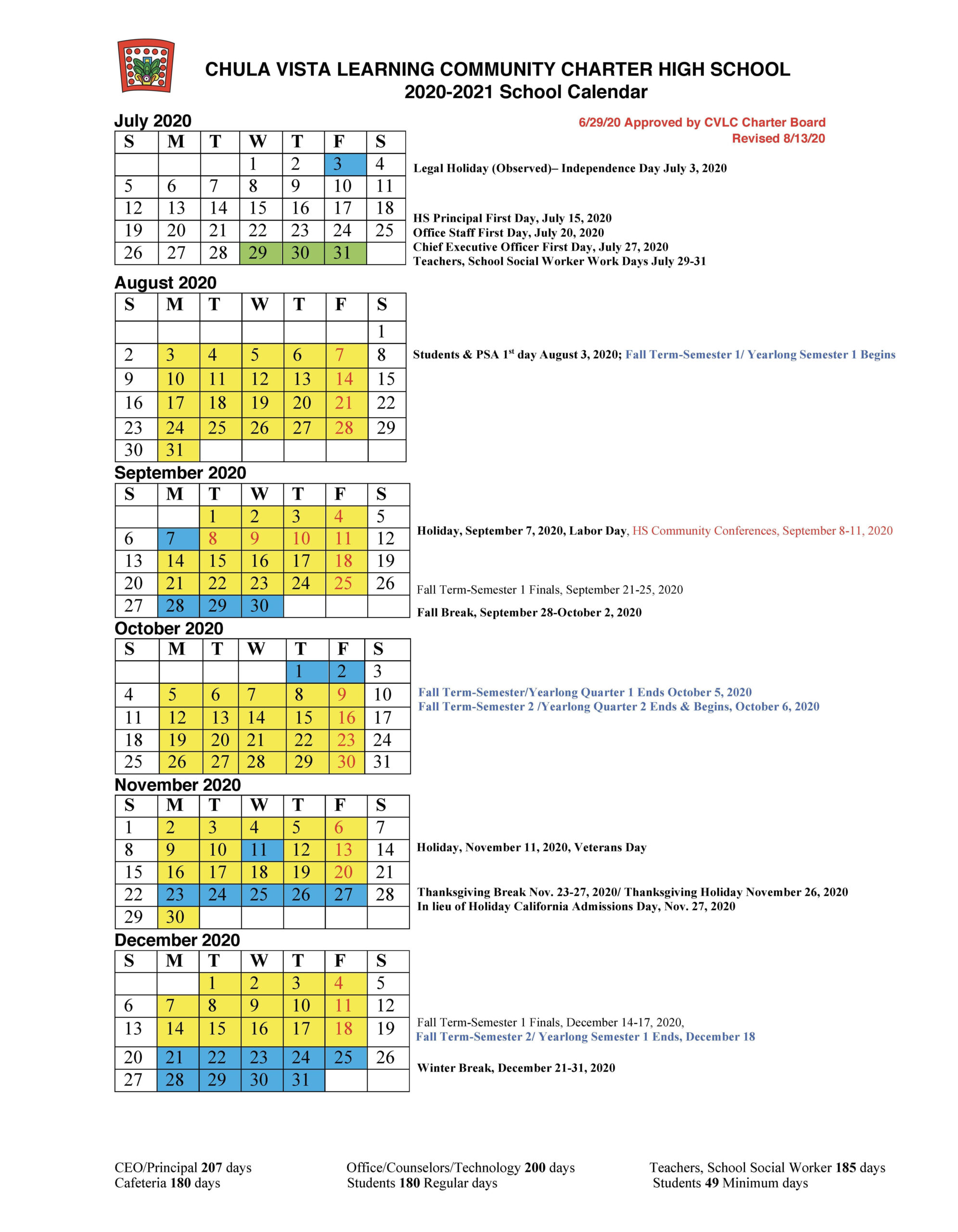 Chula Vista High School Calendar 2023 Schoolcalendars