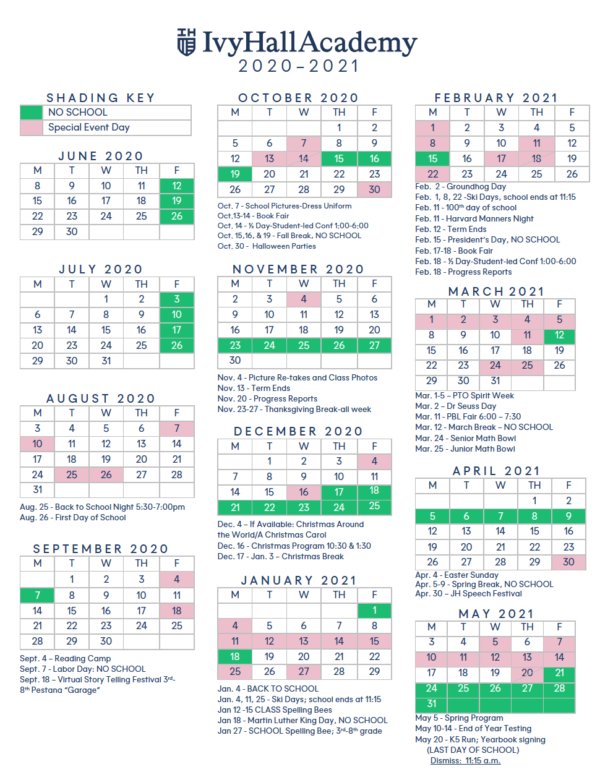Ivy Hall Elementary School Calendar 2023 Schoolcalendars net