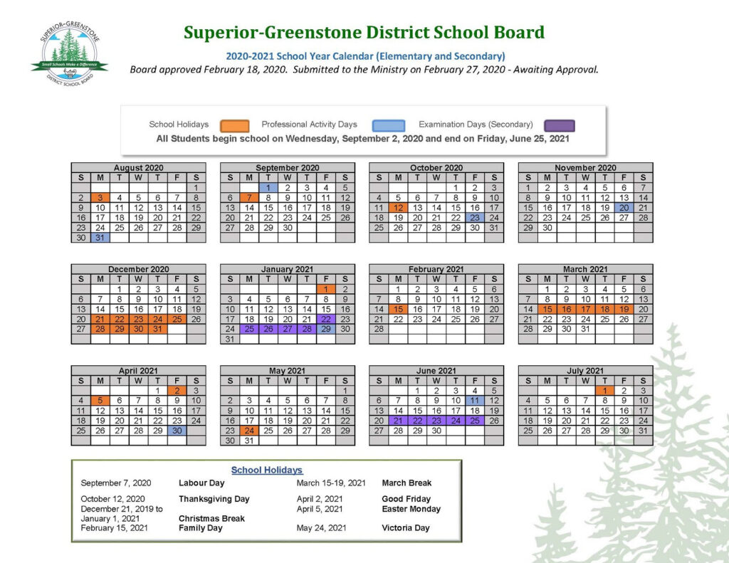 Academic Calendar Sunnyside Unified School District Throughout East 