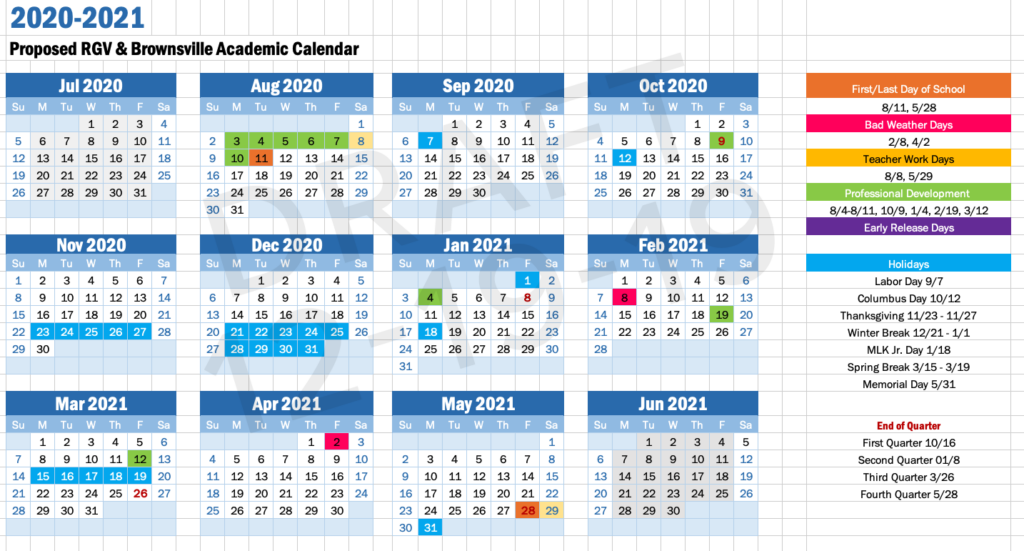 Academic Calendars IDEA Public Schools