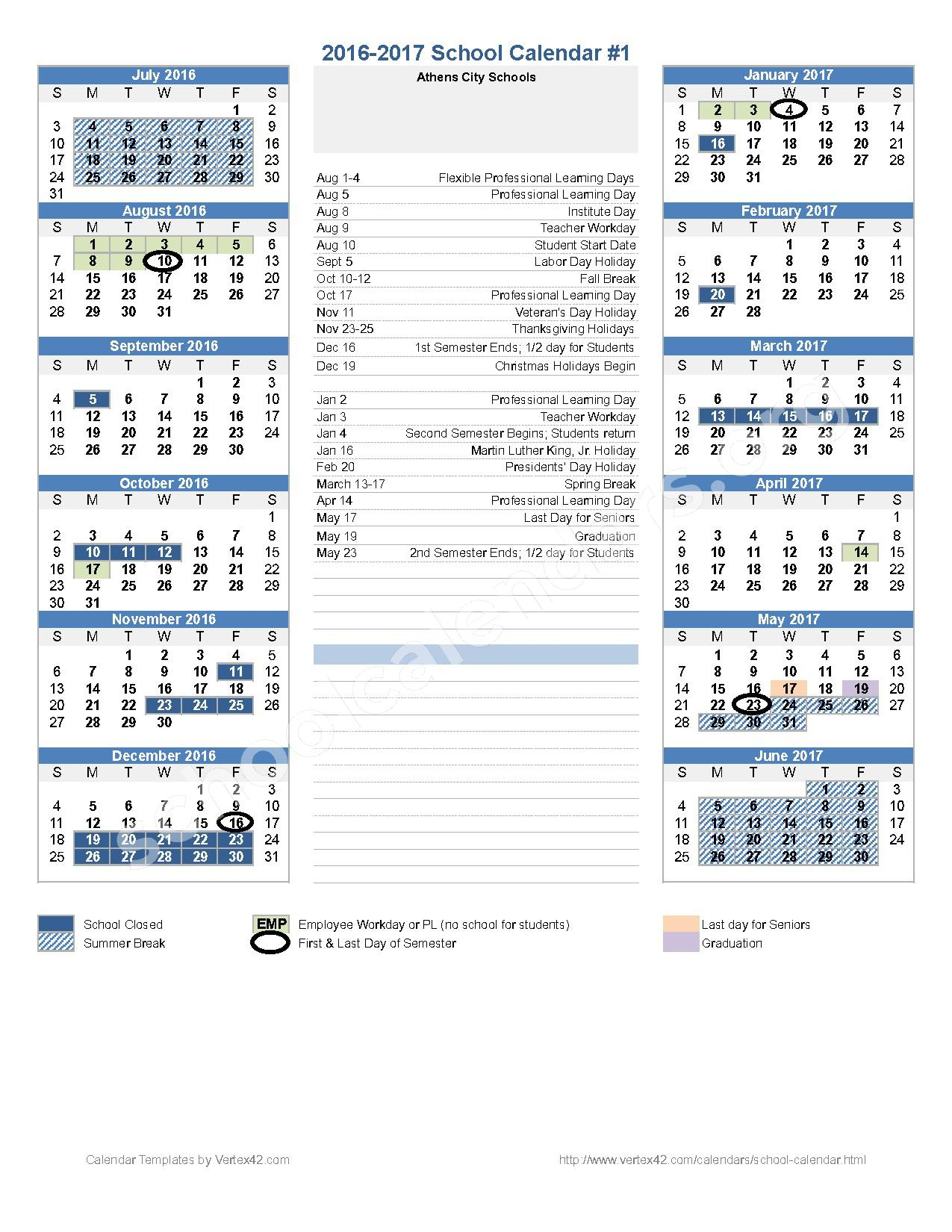 Athens Pa School District Calendar 2023 - Schoolcalendars.net