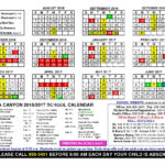 Bonita Canyon Elementary School Calendars Irvine CA