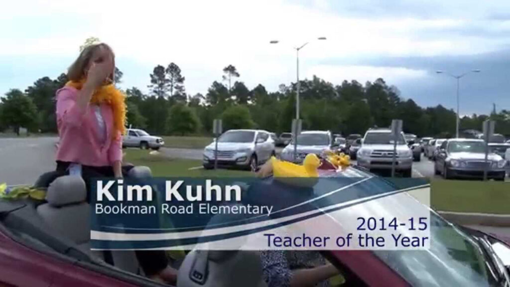 Bookman Road Elementary School 2014 15 Teacher Of The Year Parade YouTube