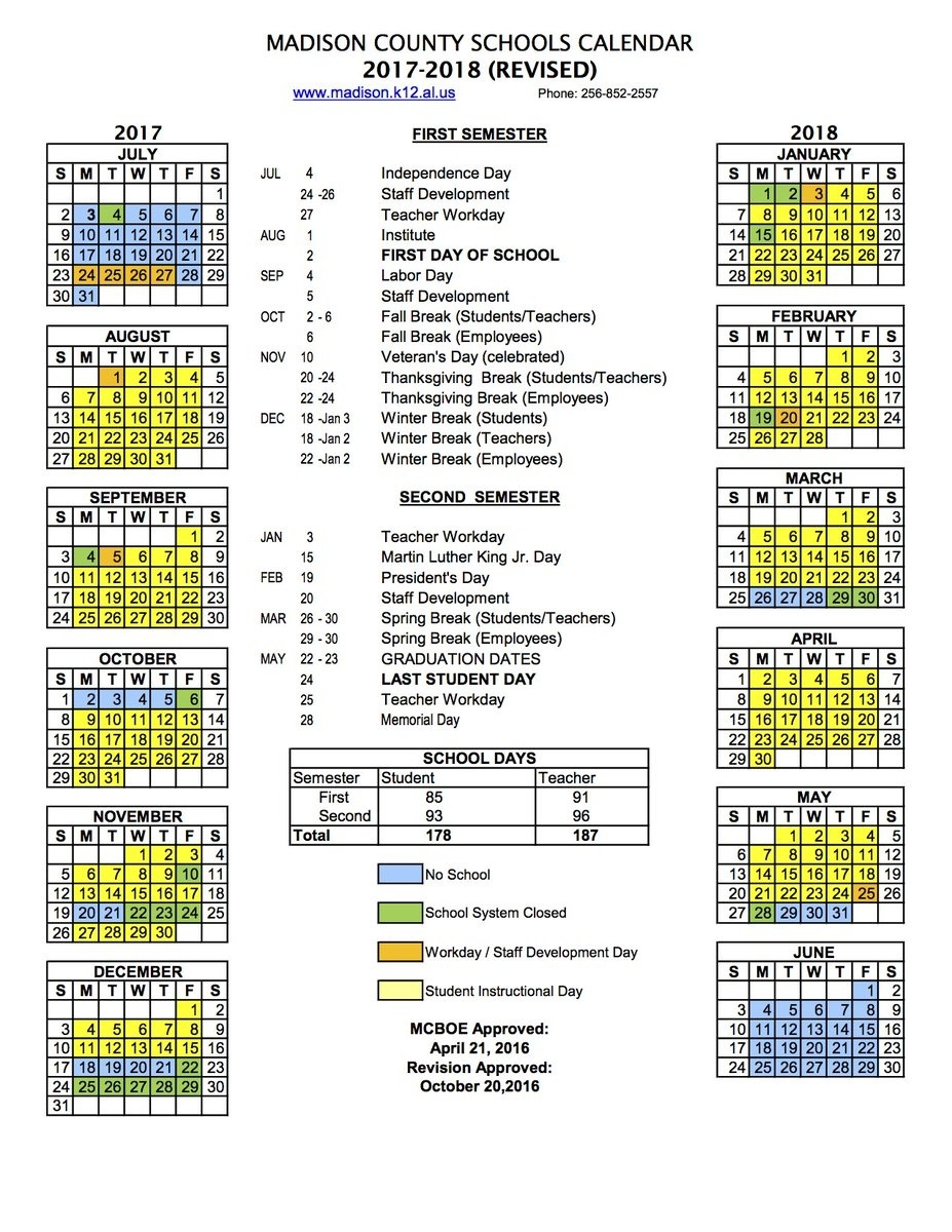 Madison County Ga School Calendar 2023