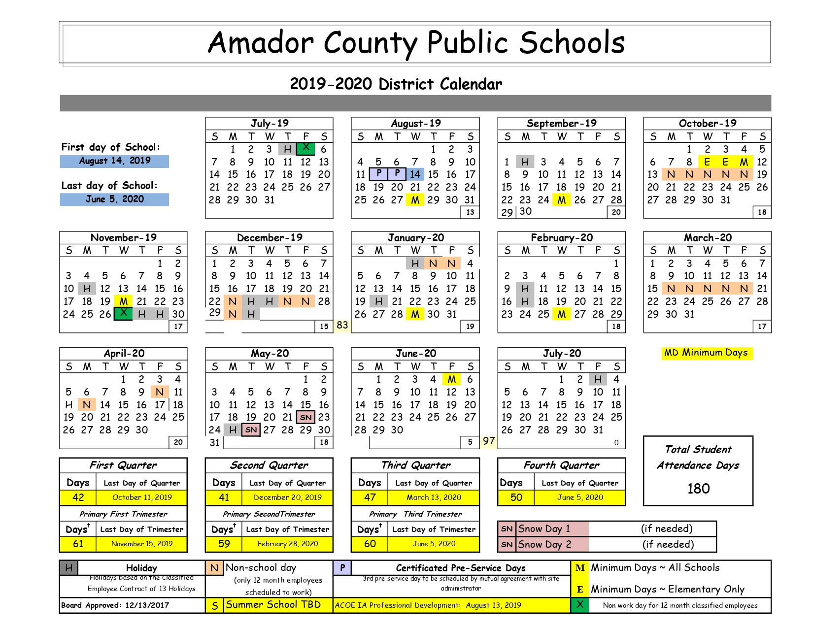 Hynes Elementary School Calendar 2024